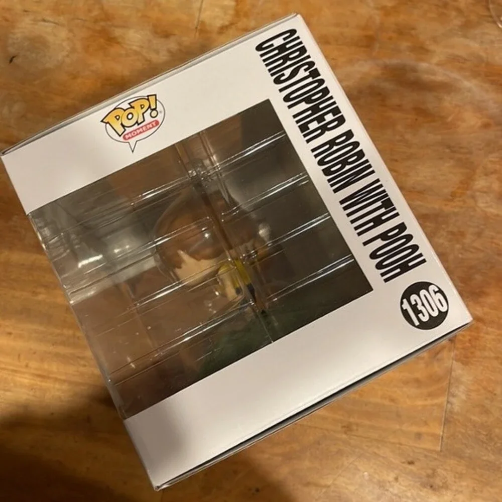 Funko Disney POP Moment Winnie the Pooh Christopher Robin with Pooh Vinyl Figure - Picture 5 of 7